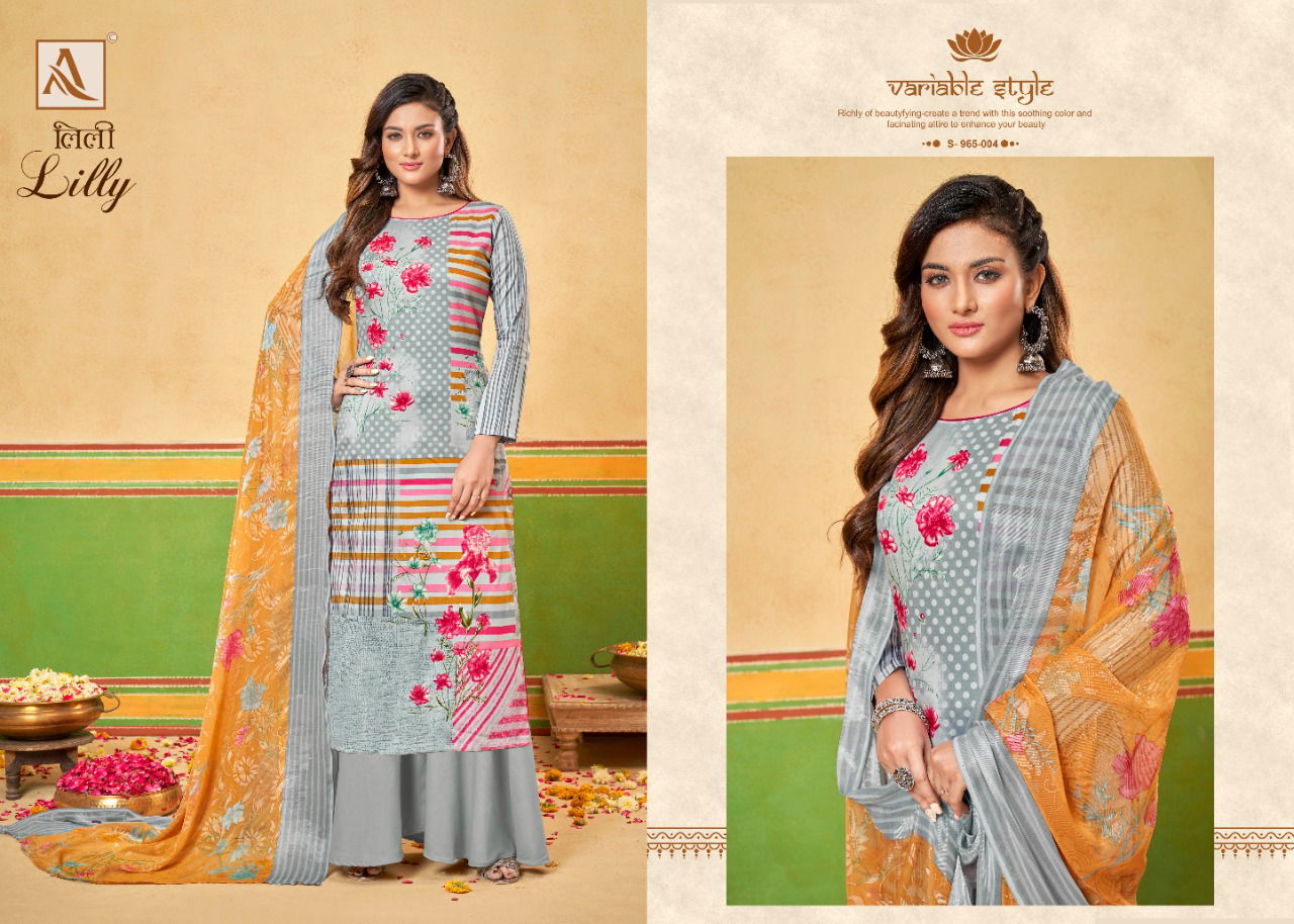 Alok Lilly 2 New Designer Fancy Casual Wear Jam Cotton Digital Print Dress Material Collection